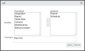 Add dialog window for web services